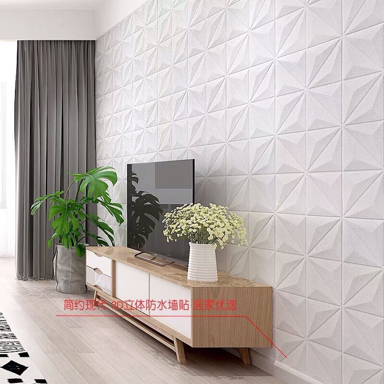 نمونه اجرا شده دیوارپوش فومی 5میل ابعاد 70*70 کد NA1