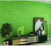 دیوارپوش فومی پشت چسبدار70*77 (طرح سبز) به عنوان tv wall