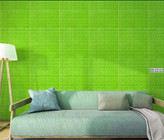 دیوارپوش فومی پشت چسبدار70*77 (طرح سبز) در اتاق نشیمن