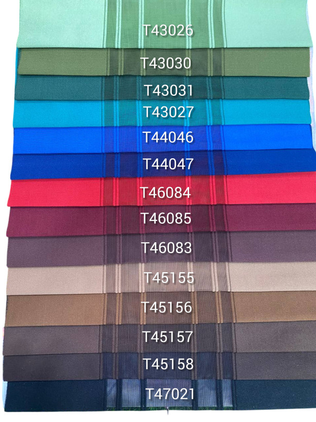 لیست اول رنگ های پرده ورتیکال